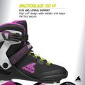 Дамски ролери Rollerblade Macroblade 80 W black/dark fuchsia 10