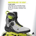 Мъжки ролери Rollerblade Macroblade 110 Boa black/grey/lime 8