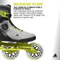 Мъжки ролери Rollerblade Macroblade 110 Boa black/grey/lime 9