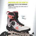 Дамски ролери Rollerblade Macroblade 90 Boa W grey/amethyst rose 8