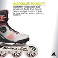 Дамски ролери Rollerblade Macroblade 90 Boa W grey/amethyst rose 9