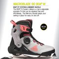 Дамски ролери Rollerblade Macroblade 90 Boa W grey/amethyst rose 10