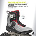 Мъжки ролери Rollerblade Macroblade 90 Boa black/grey/red 8