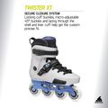 Ролери Rollerblade Twister Xt grey pearl/periwinkle 8