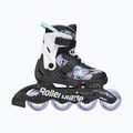 Детски ролери Rollerblade Microblade SL Jr black/lavender/light blue 2
