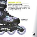 Детски ролери Rollerblade Microblade SL Jr black/lavender/light blue 10