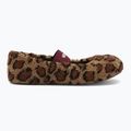 Дамски пантофи Moon Boot Fleece Ballerina Leopard cognac/cocoa