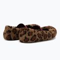 Дамски пантофи Moon Boot Fleece Ballerina Leopard cognac/cocoa 2