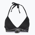 Дамски бански костюм от две части EA7 Emporio Armani Logo Tape Bikini Triangle black 3