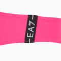 Дамски бански костюм от две части EA7 Emporio Armani Logo Tape Bikini Top neon pink 8
