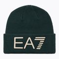 Зимна шапка EA7 Emporio Armani Mountain Logo Series Big Beanie silver pine