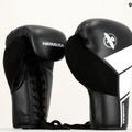 Hayabusa S4 Lace Up боксови ръкавици бели S4LACBG-BK 12