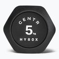 Дъмбел/Гира Centr Urethane Dumbbell Centr x Hyrox 5 kg black 3