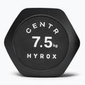 Дъмбел/Гира Centr Urethane Dumbbell Centr x Hyrox 7,5 kg black 3