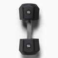 Дъмбел/Гира Centr Urethane Dumbbell Centr x Hyrox 15 kg black 2