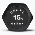 Дъмбел/Гира Centr Urethane Dumbbell Centr x Hyrox 15 kg black 3