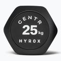 Дъмбел/Гира Centr Urethane Dumbbell Centr x Hyrox 25 kg black 3
