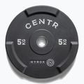 Бъмпър тежести Centr Olimpijski Centr x Hyrox Interlocking Bumper Plate 2 pcs black