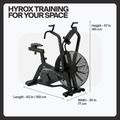 Пневматичен велосипед Centr Air Bike Perform Series Centr x Hyrox black 8
