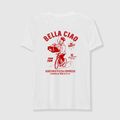 Мъжка тениска Kaotiko Washed Bella Ciao white 2