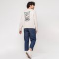 Мъжки суитшърт Kaotiko Washed Feel the Power ivory 2