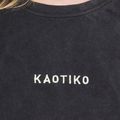 Дамска тениска Kaotiko Washed black 3