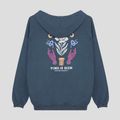 Дамски суитшърт Kaotiko Sud Cap Washed Time is Now marino 2