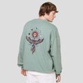 Мъжки суитшърт Kaotiko Washed Phoenix green 2