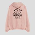 Дамски суитшърт Kaotiko Washed Moth pale pink 4