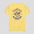 Мъжка тениска Kaotiko Washed Burguer yellow 2