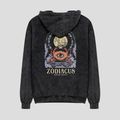 Мъжки суитшърт Kaotiko Washed Zodiacus black 4