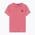 Мъжка тениска Kaotiko Washed No Roles Flower pink flamingo