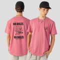 Мъжка тениска Kaotiko Washed No Roles Flower pink flamingo 4