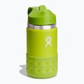Hydro Flask Широка бутилка с капак и сламка 355 ml зелена W12BSWBB318 2