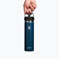 Термобутилка Hydro Flask Wide Flex Straw 710 ml, тъмносиня W24BFS464 4