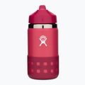 Термобутилка Hydro Flask Wide Mouth Straw Lid And Boot 2024 355 ml peony