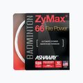 Струна за бадминтон ASHAWAY ZyMax 66 Power - комплект бял