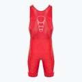 Мъжки гащеризон Nike Grappler Elite Singlet scarlet/white 2