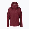 Дамско дъждобранно яке Rab Downpour Eco burgundy QWG-83-HD-08 3