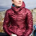 Дамско пухено яке Rab Cirrus Flex 2.0 Hoody maroon QIO-69 9