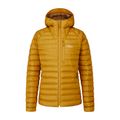 Дамско пухено яке Rab Microlight Alpine yellow QDB-13-DBN-08