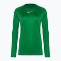 Nike Dri-FIT Park First Layer LS борово зелено/бяло, дамски термален анцуг с дълъг ръкав