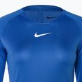 Дамски термален дълъг ръкав Nike Dri-FIT Park First Layer LS, кралско синьо/бяло 3