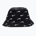 Детска шапка с периферия Nike Swoosh Print Bucket black 2