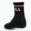 Fila Unisex Quarter 3 Pack чорапи черни 3