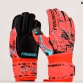 Детски вратарски ръкавици Reusch Attrakt Silver Roll Finger Junior Red 5372217-3333 9
