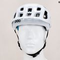 Велосипедна каска POC Tectal Race SPIN hydrogen white/uranium black 10