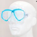 Cressi Perla прозрачна синя маска за гмуркане DN207963 8