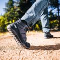 Дамски обувки barefoot Xero Shoes Scrambler Trail Mid Asphalt/Black 8