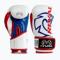 Боксови ръкавици Rival RB7 Fitness Plus Bag white/blue